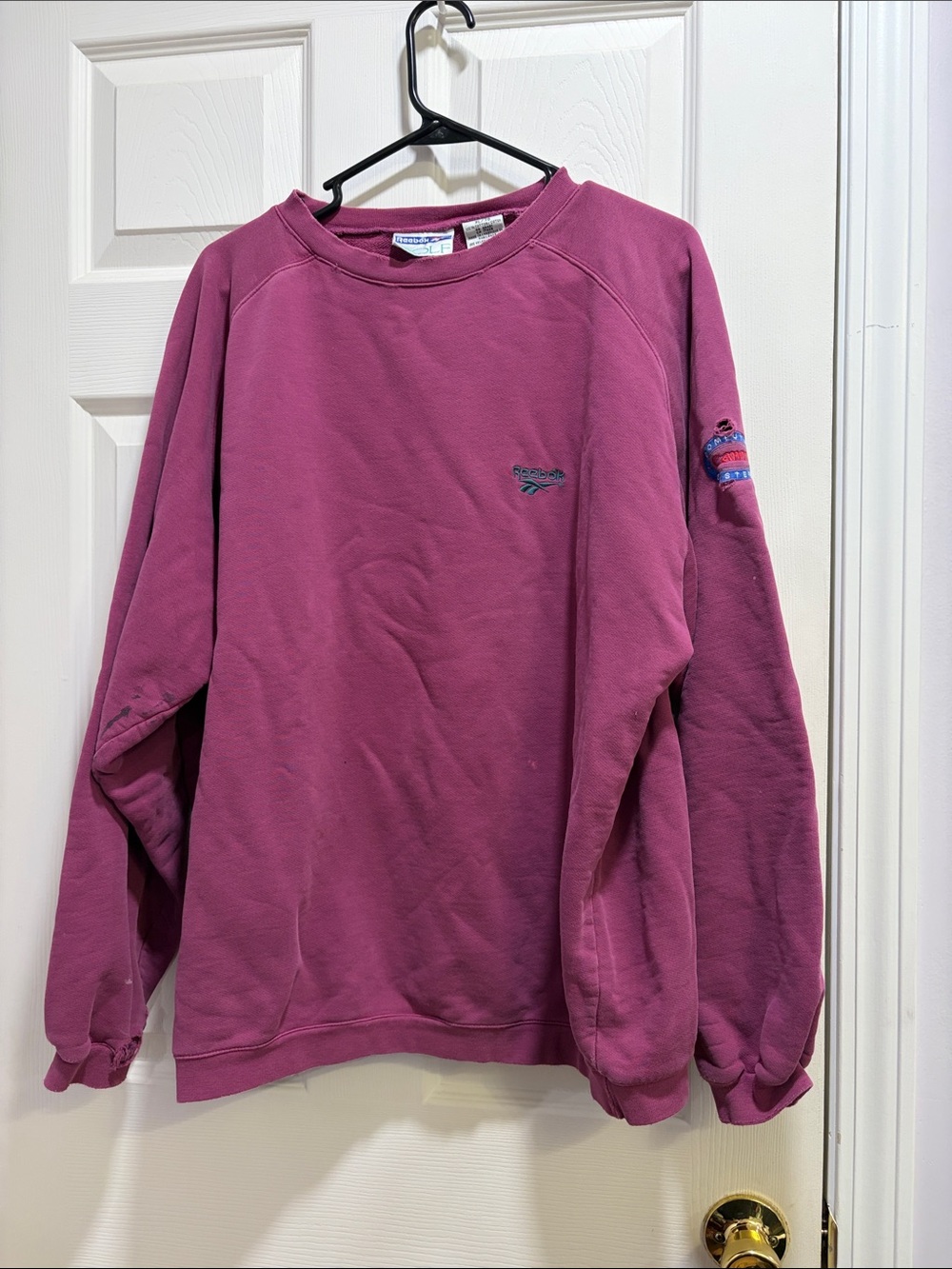 VTG 90s Reebok Golf Purple Sweatshirt Size XL